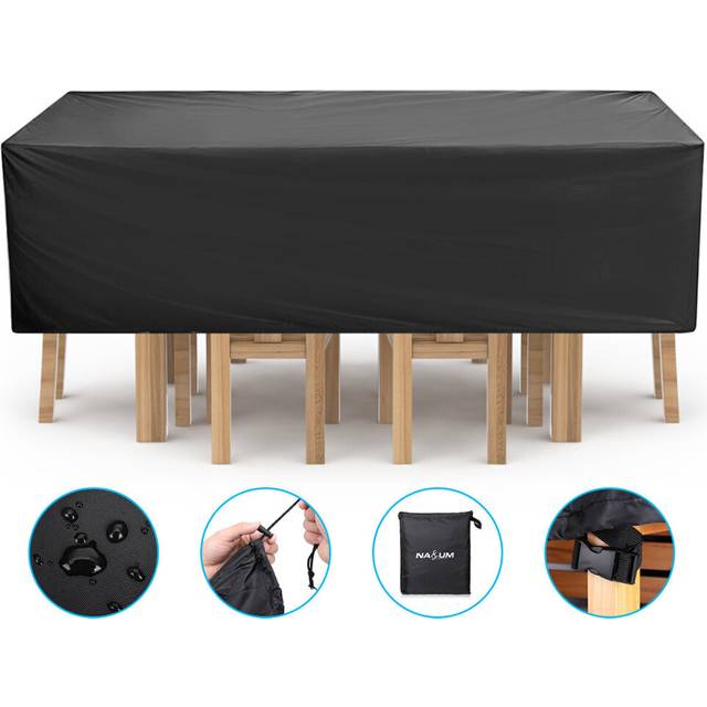 315x160x74CM 420D Oxford Cloth Garden Furniture Cover Waterproof Windproof UV Protection for Sofas Chairs Outdoor Table Cover