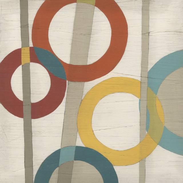 Circular Logic I by June Erica Vess - Wrapped Canvas Painting (91cm H x 91cm W)