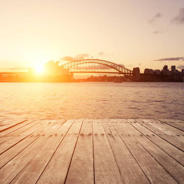 Hedlund Sydney Landmark by Zhudifeng - Wrapped Canvas Photograph (51cm H x 51cm W x 3.8cm D)