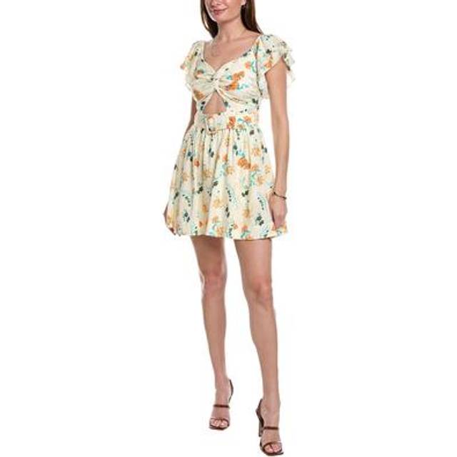 Solid & Striped The Renata Linen-Blend Mini Dress