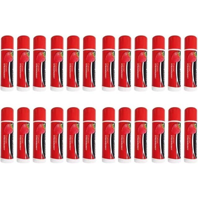 Chapstick Classic Strawberry Lipbalm SPF10 Pack of 24