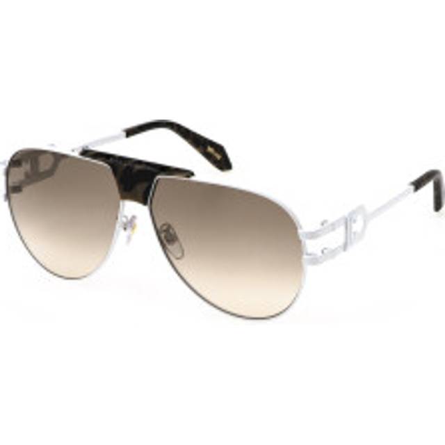 Just Cavalli SJC095 0280 Men's Sunglasses White Size 62 - White Milk (62)