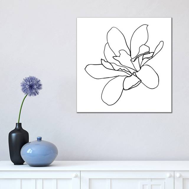 Botanical No. 10 Square by Blek Prints - Wrapped Canvas Drawing (45.72cm H x 45.72cm W x 1.91cm D)