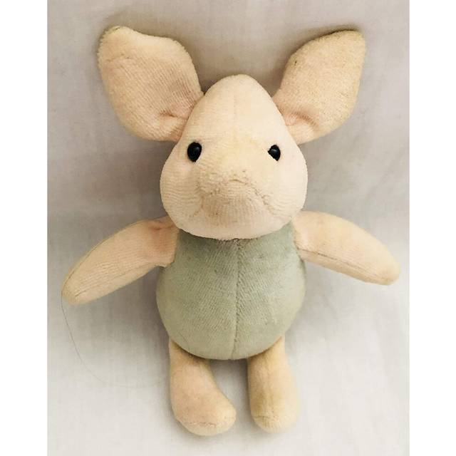 G classic Piglet plush soft toy with rattle