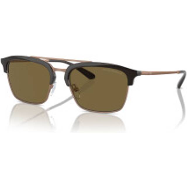 Emporio Armani EA4228 Sunglasses 320173 Shiny Brown / Matte Pink Gold