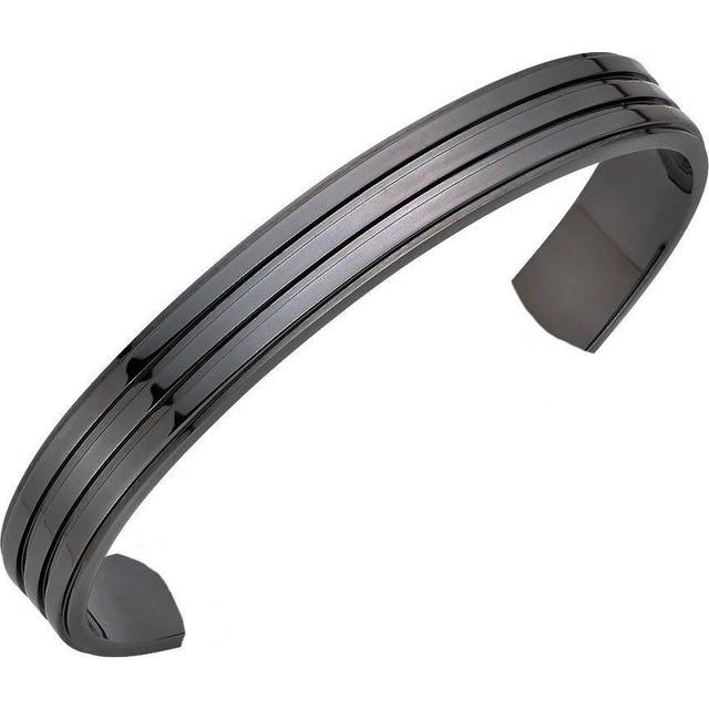 Gunmetal Torque Men's Bracelet