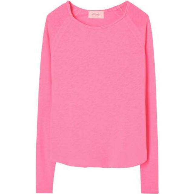 Sonoma Boat Neck T-Shirt with Long Sleeves - fluorescent pink - M