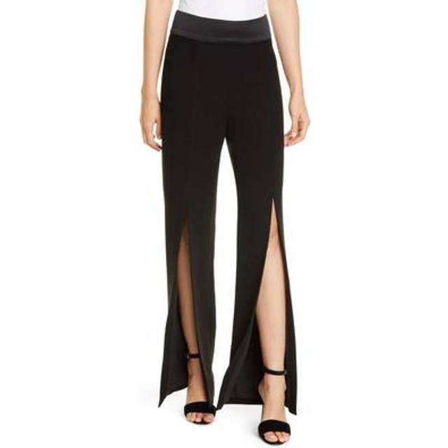 Simkhai, Byxor, Dam, 2Xs, Svarta crepeskärpbyxor - black (2XS)