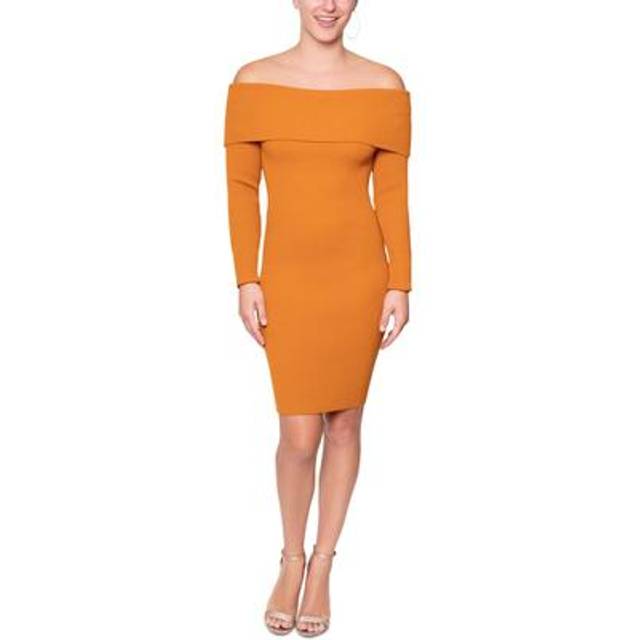 RACHEL Rachel Roy Prim Off-The-Shoulder Sweaterdress