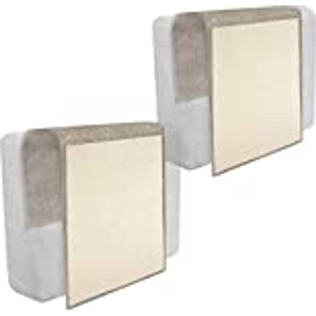Navaris 2x Cat Scratch Mats Sofa Shield - Natural Sisal Furniture Protector Scratching Pads for Cats - Chair, Couch, Seat, Stairs - Light Brown,