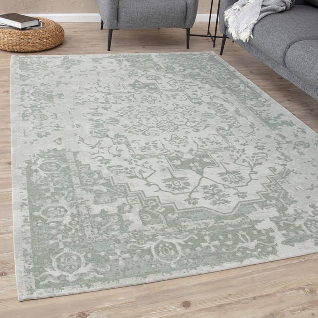 Outdoor Rug - Easy to Clean Reversible Waterproof Plastic Outdoor Rugs for Garden Patio Balcony Camping - Plain - Urban 1000 Turquoise - 120cm x 160cm