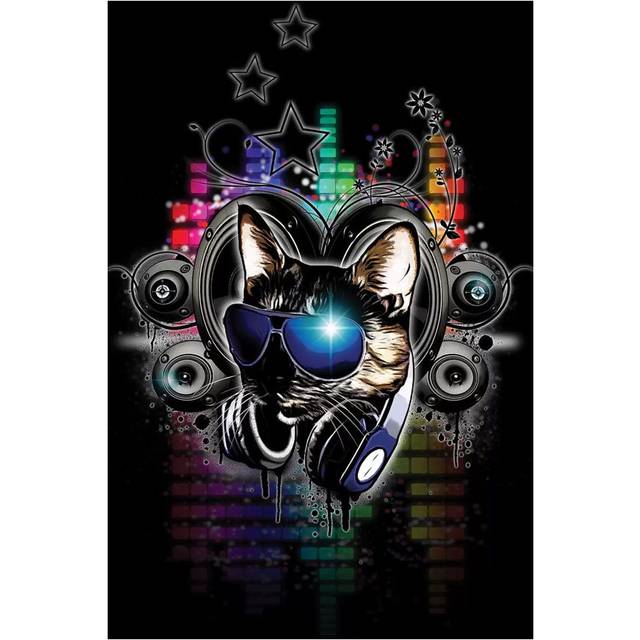 Drop the Bass by Nicklas Gustafsson - Wrapped Canvas Graphic Art (45.72cm H x 30.48cm W x 1.91cm D)