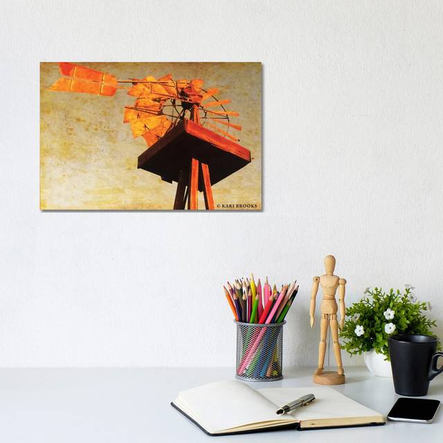 Chip'S Windmill II - Wrapped Canvas Art Prints (20.32cm H x 30.48cm W x 1.905cm D)