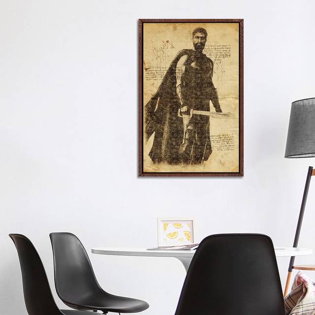 Pin Up Rose Tattoo by The Whiskey Ginger - Gallery-Wrapped Canvas Giclée on Canvas - Wood Framed (101.6 cm H x 66.04 cm W)