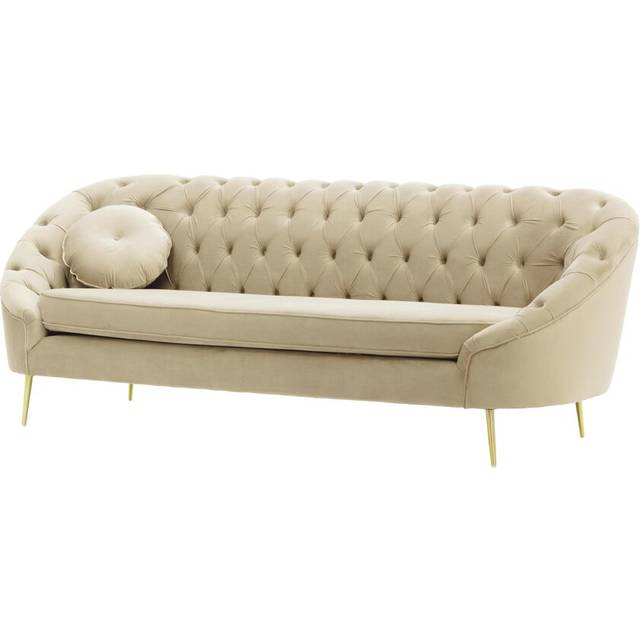 Mansfield 4 Seater Sofa - Beige (86cm H x 242cm W x 95cm D/4)