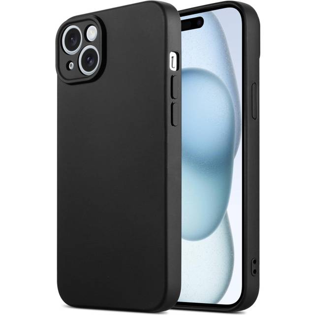 (iPhone 13 Pro Max, Black) InventCase Silicone Gel Protective Case Cover for Apple iPhones