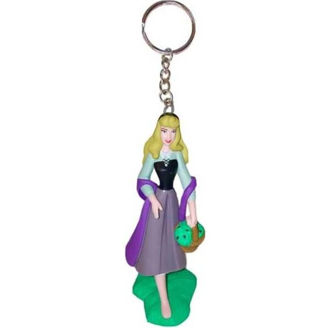 Sleeping Beauty Aurora Briar Rose Key Ring Keychain Ornament Pvc