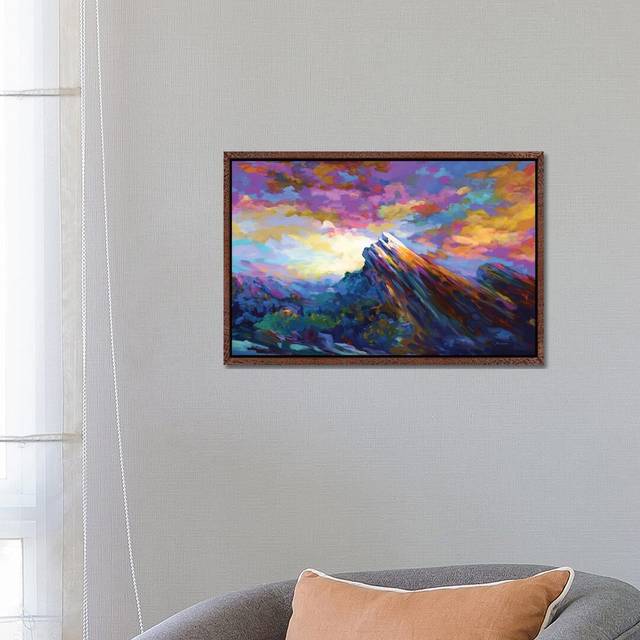 Tiny Flowers by Sarah Morrow - Gallery-Wrapped Canvas GiclÃ©e on Canvas - Wood Framed (45.72cm H x 66.04cm W)