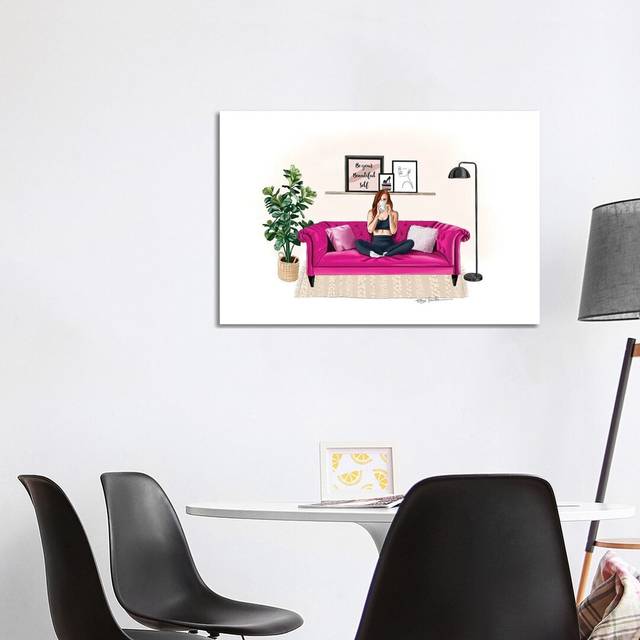 Tiny Flowers by Sarah Morrow - Wrapped Canvas Gallery-Wrapped Canvas GiclÃ©e (66.04cm H x 101.6cm W)