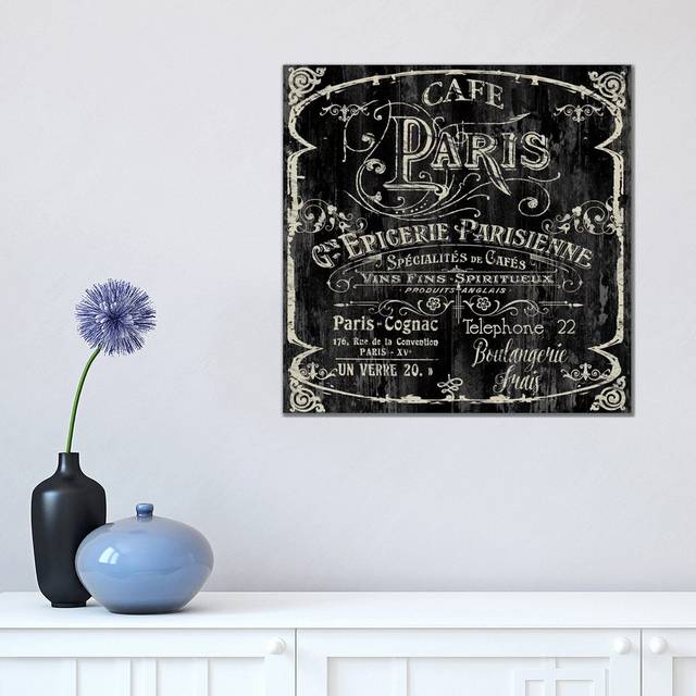 Paris Bistro VI by Color Bakery - Wrapped Canvas Art Prints (45.72cm H X 45.72cm W)