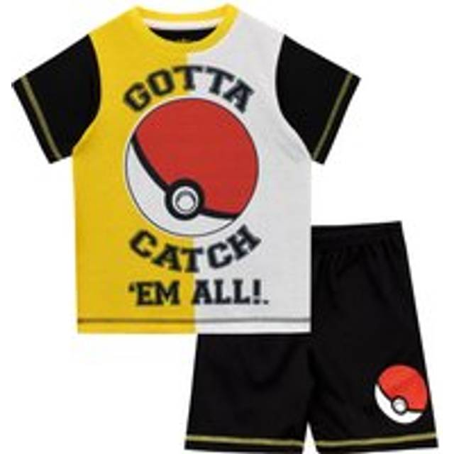 Pokeball Short Pyjamas - Black - 8-9 Years