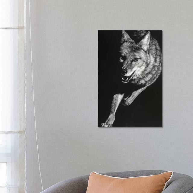 Wild Scratchboard V by - Wrapped Canvas (66.04 cm H x 45.72 cm W)