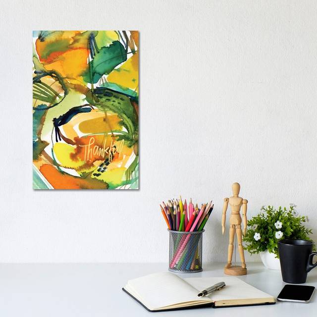 Painterly Inspiration by - Wrapped Canvas (30.48cm H x 20.32cm W)