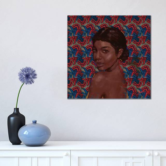 Wax Series V by Adekunle Adeleke - Wrapped Canvas Art Prints (45.72 cm H x 45.72 cm W x 3.175 cm D)