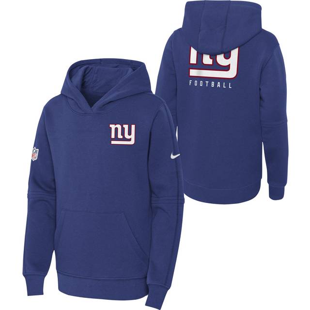 New York Giants Nike Sideline Hoodie - Blue - Youth