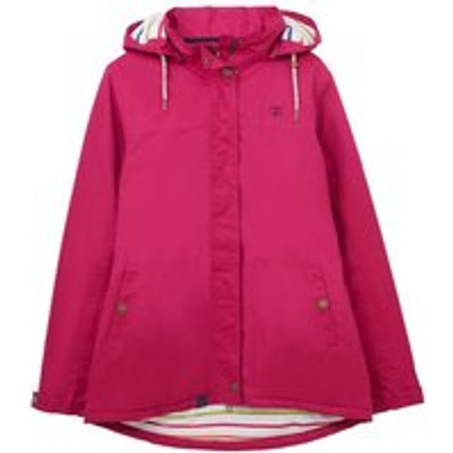 (UK 16, Claret) Eva  Womens Waterproof Coat