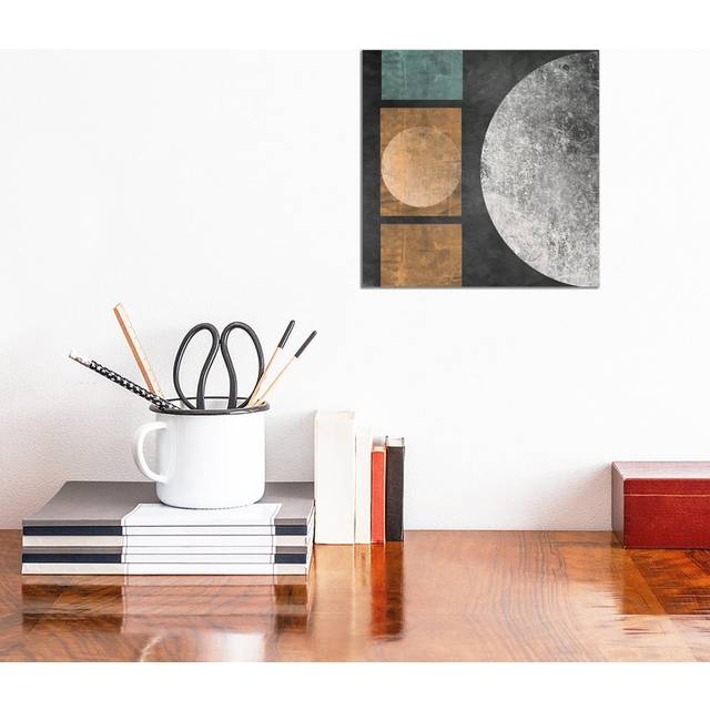 Geometry Mystery Moon V by Irena Orlov - Wrapped Canvas Graphic Art (30.48cm H x 30.48cm W x 1.905cm D)
