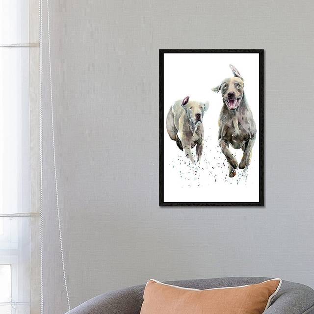 Couple With Cakes 1PC6 - Black Framed (26&#34; H x 18&#34; W)