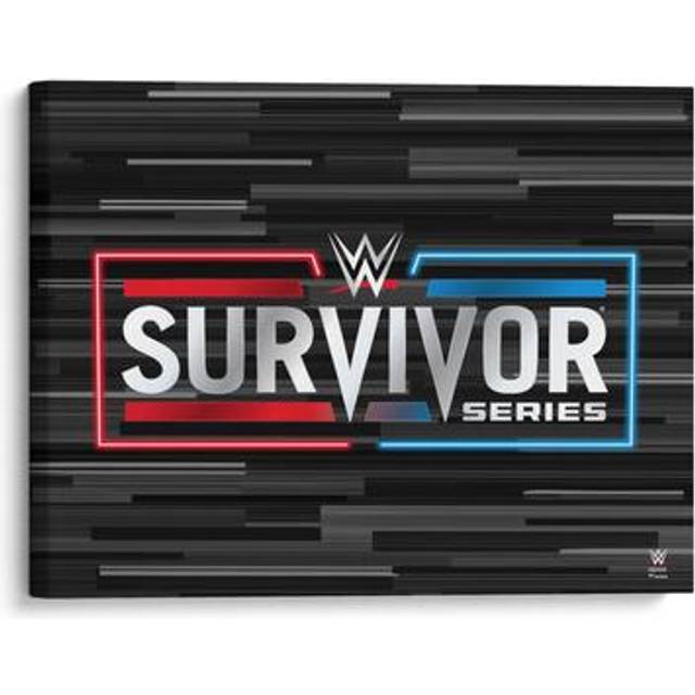 WWE Survivor Series Stretched 16" x 20" Embellished Giclee Canvas - Art by Charlie Turano III