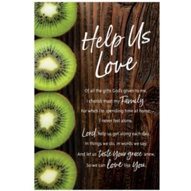 "DEXSA Help Us Love Organic Brights 6"""""""" x 9"""""""" Wood Plaque with Easel | Made in the USA"