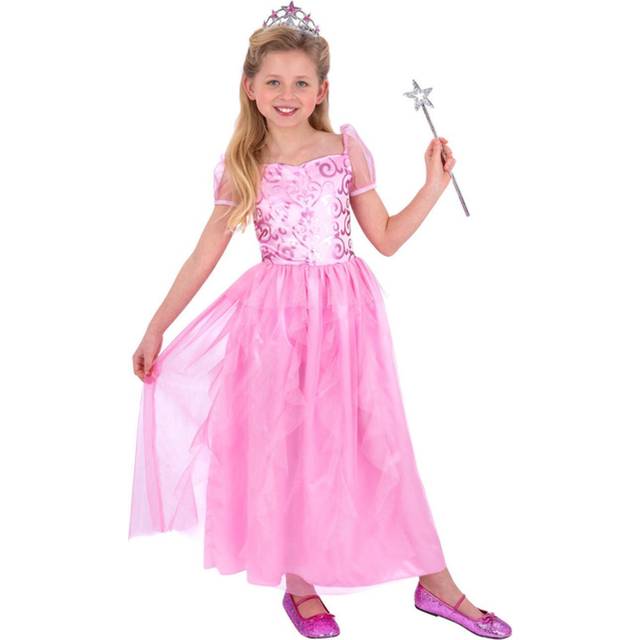 Girls pink good witch costume