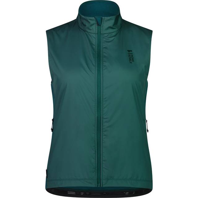 Mons Royale Women's Redwood Wind Vest Evergreen, XS