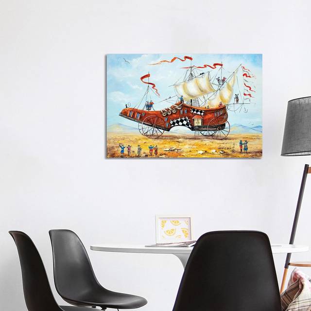 Traveler&#39;S Shoe by Natalia Grinchenko - Wrapped Canvas Art Prints (66.04cm H x 101.6cm W x 3.81cm D)