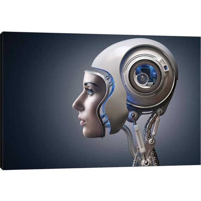 Next Generation Cyborg by - Wrapped Canvas Art Prints (30.48cm H x 45.72cm W)