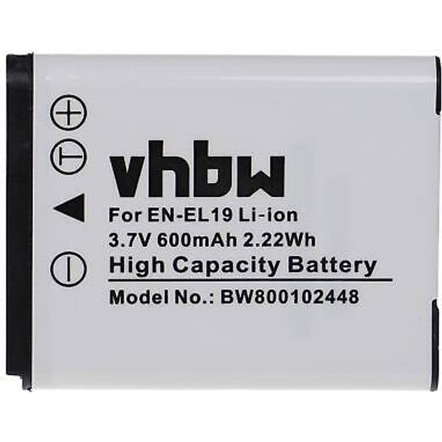 Battery for nikon coolpix a300 a100 s2700 s2750 s2500 s100 s2600 s2550 600mah