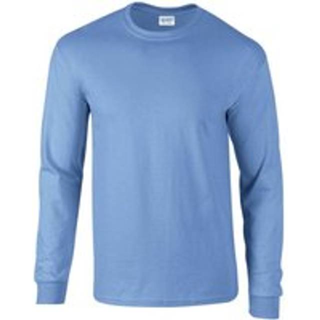 (XXL, Carolina Blue) Gildan Unisex Adult Ultra Plain Cotton Long-Sleeved T-Shirt
