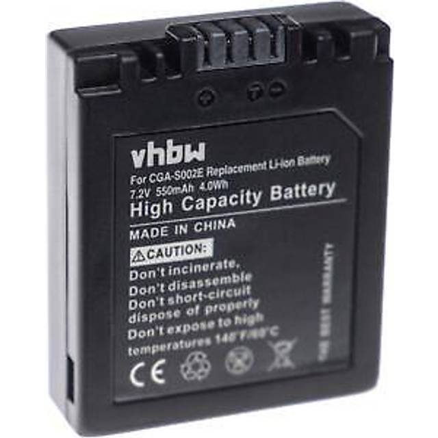 Battery for panasonic lumix dmc-fz5 550mah