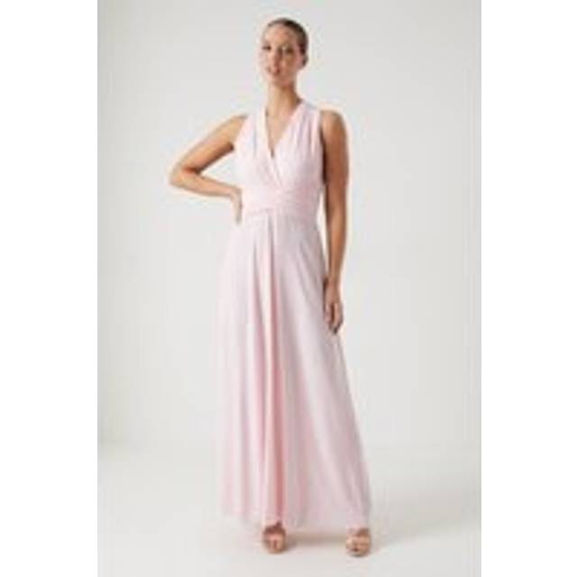 Multiway Jersey Bridesmaid Dress - Pink - 8