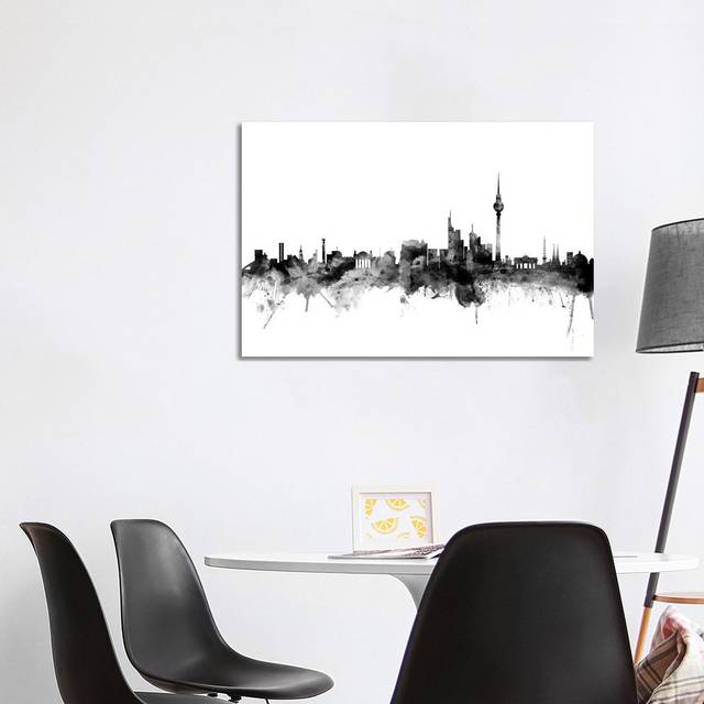 Berlin, Germany in Black & White by Michael Tompsett - Wrapped Canvas Print (101.6 cm H x 66.04 cm W x 1.91 cm D)
