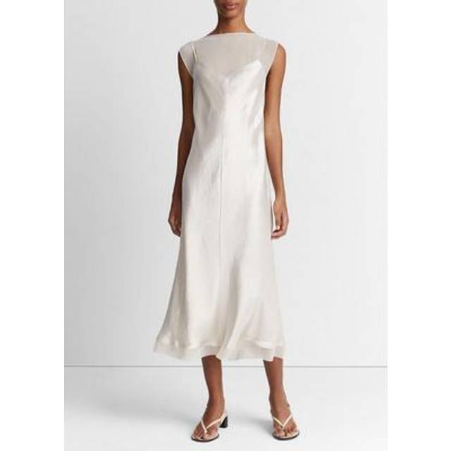 Vince Chiffon Layered Slip Dress