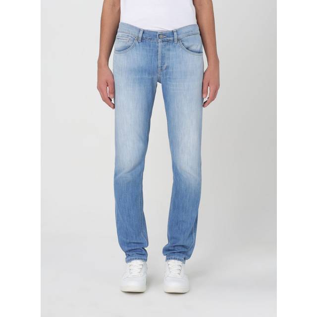 Dondup, Jeans, Herr, W34, Bomull, George Slim-fit Jeans - blue (W34)