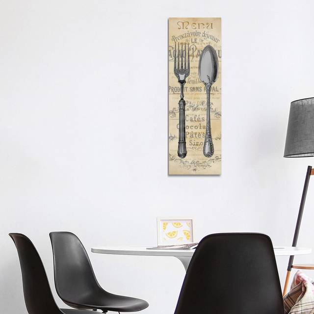 Cuisine I by Deborah Devellier - Wrapped Canvas Panoramic Graphic Art Print (121.92cm H x 40.64cm W x 3.81cm D)