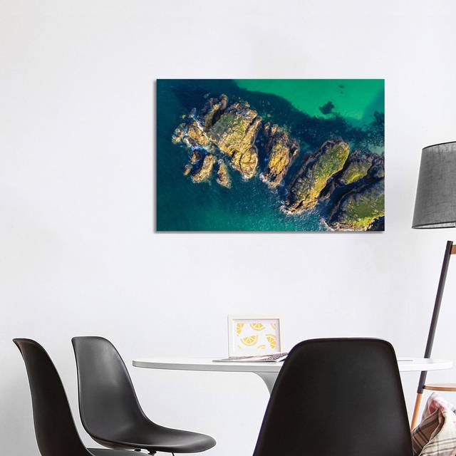 Cornwall From Above by Adam Burton - Wrapped Canvas Art Prints (101.6 cm H x 66.04 cm W x 3.175 cm D)