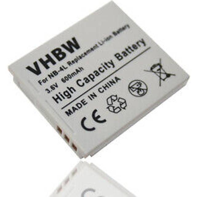 Battery for canon digital ixus 82 i zoom wireless i7 80 is 600mah