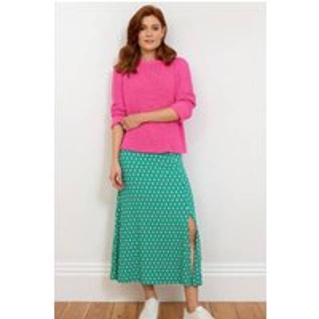 Middlemarsh Jersey Skirt Fleur - Green - 18