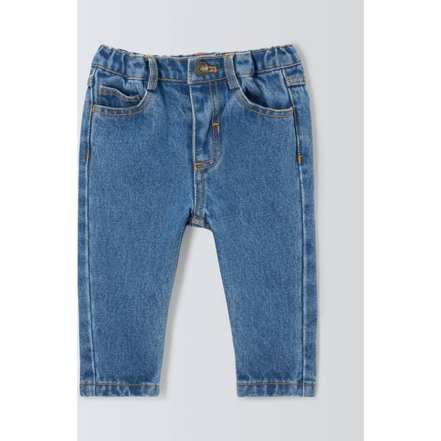 John Lewis Baby Cotton Stretch Jeans, Denim